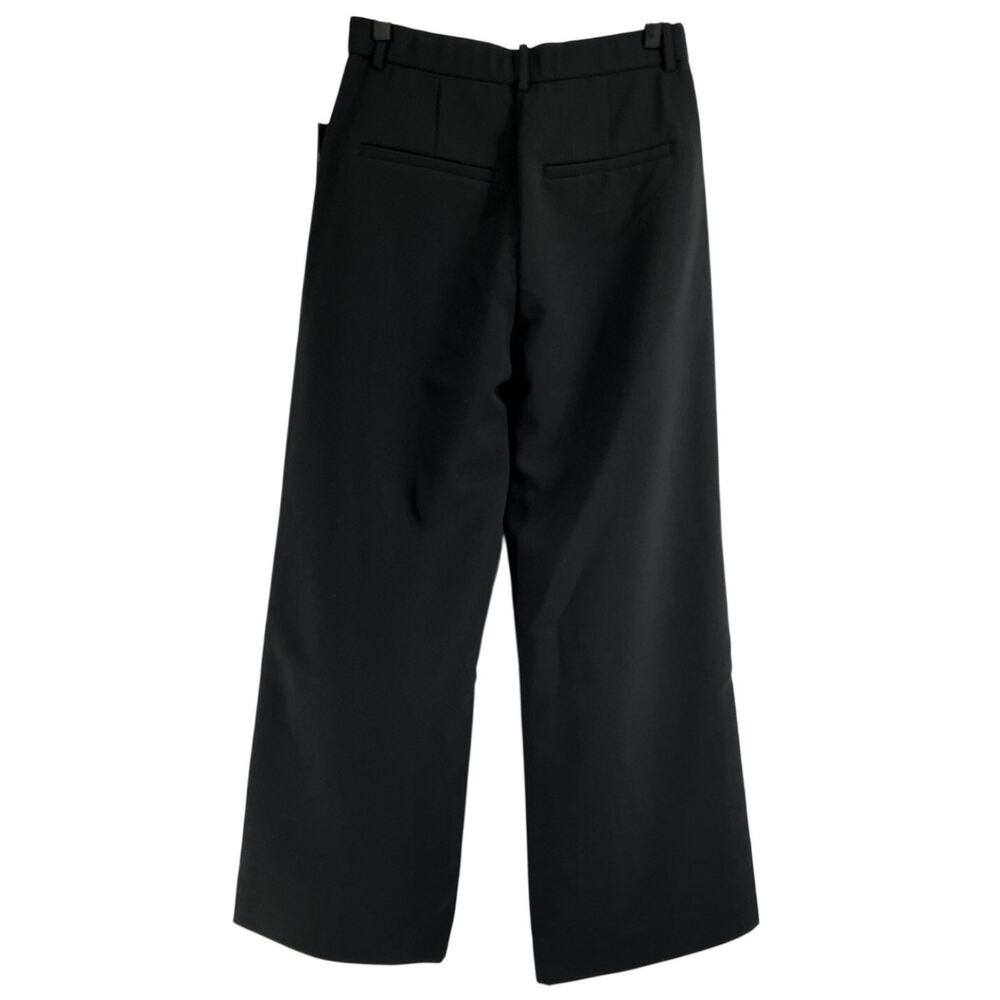 Abercrombie & Fitch Ultra High Black Pleated Wide LegDress Pants Women 6S NWT - Picture 5 of 10